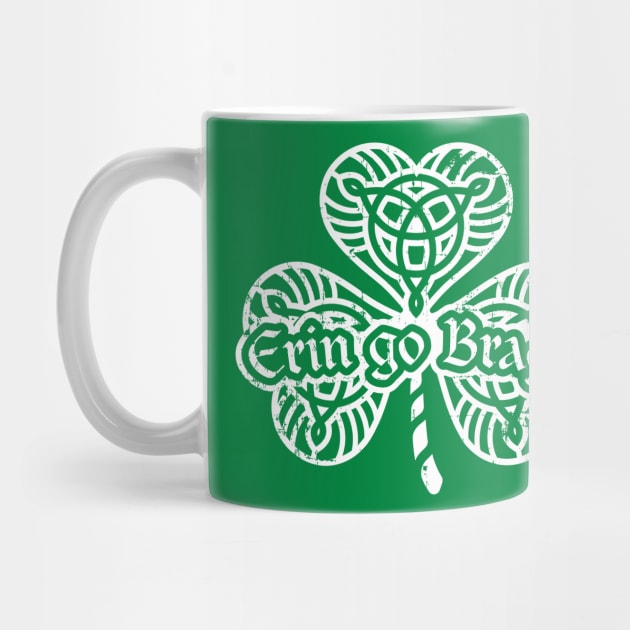 Erin go Bragh! Shamrock (white print) by SaltyCult